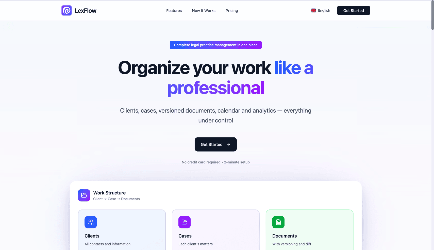 LexFlow Legal Management